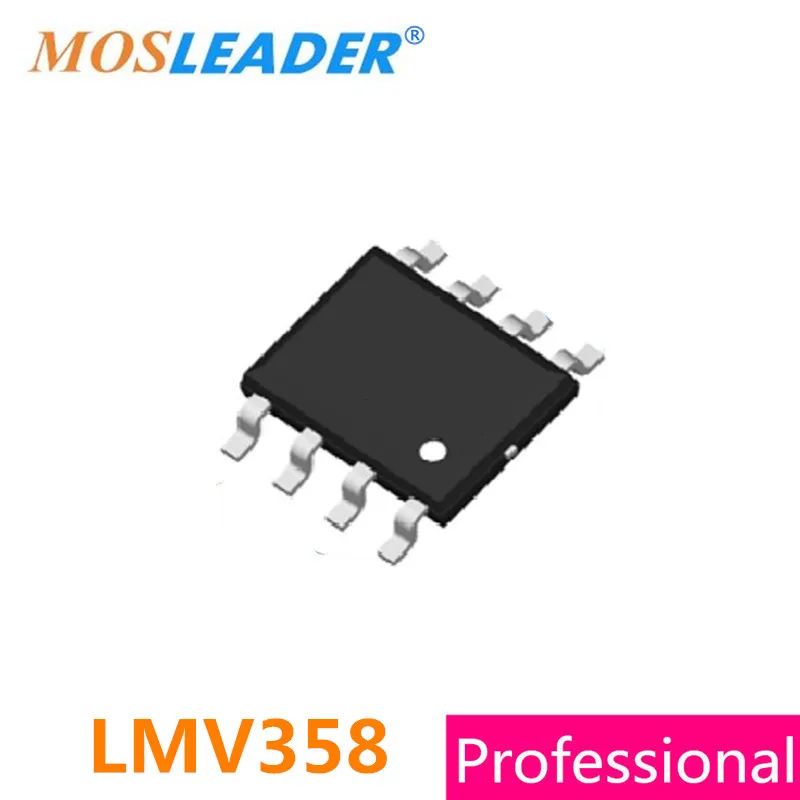 

Mosleader LMV358 SOP8 500PCS SOIC8 358 Made in China Small chip Big chip Rail to Rail Output Amplifiers High quality