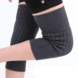 Autumn and winter Double thick wool kneepad Leggings Leggings Unisex set of thermal protection joint free delivery