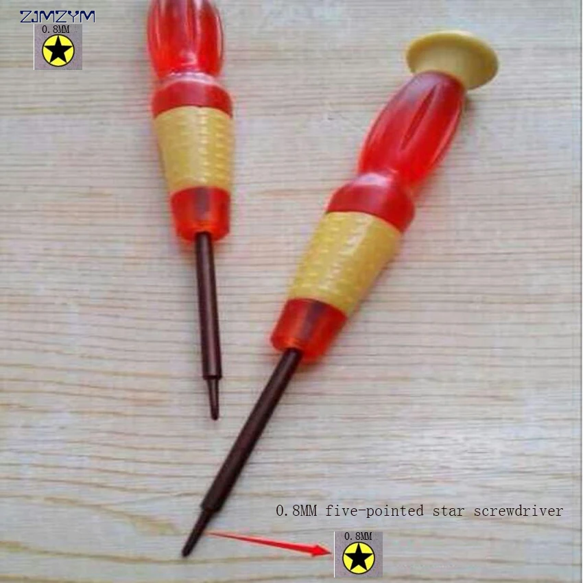 1PC wholesale 0.8MM star-shaped screwdriver repair tool for repairing mobile phone disassemble tools