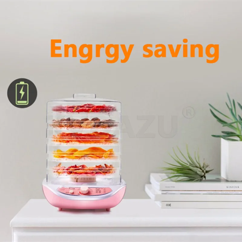 Dörr Obst Gemüse Kraut Fleisch Trocknen Maschine Pet Snacks lebensmittel Trockner 5 trays 220V