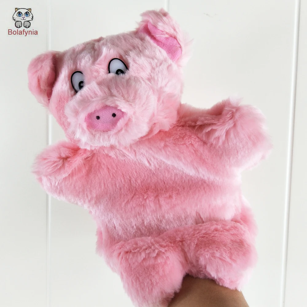 

Children Pink Pig Cute Baby Plush Toy Stuffed Hand Puppet