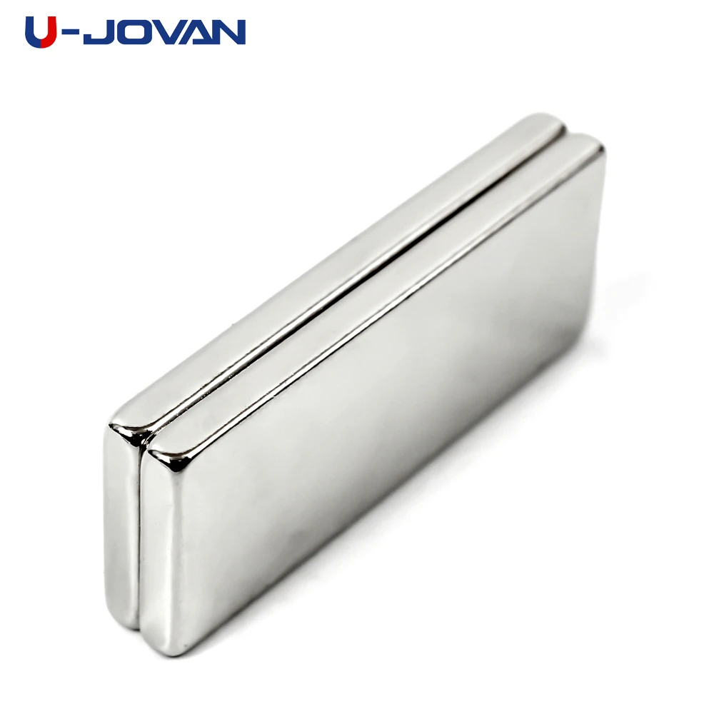 U-JOVAN 2pcs 50 x 20 x 4 mm N35 Super Strong Neodymium Magnet Rare Earth Permanet Magnets 50*20*4mm