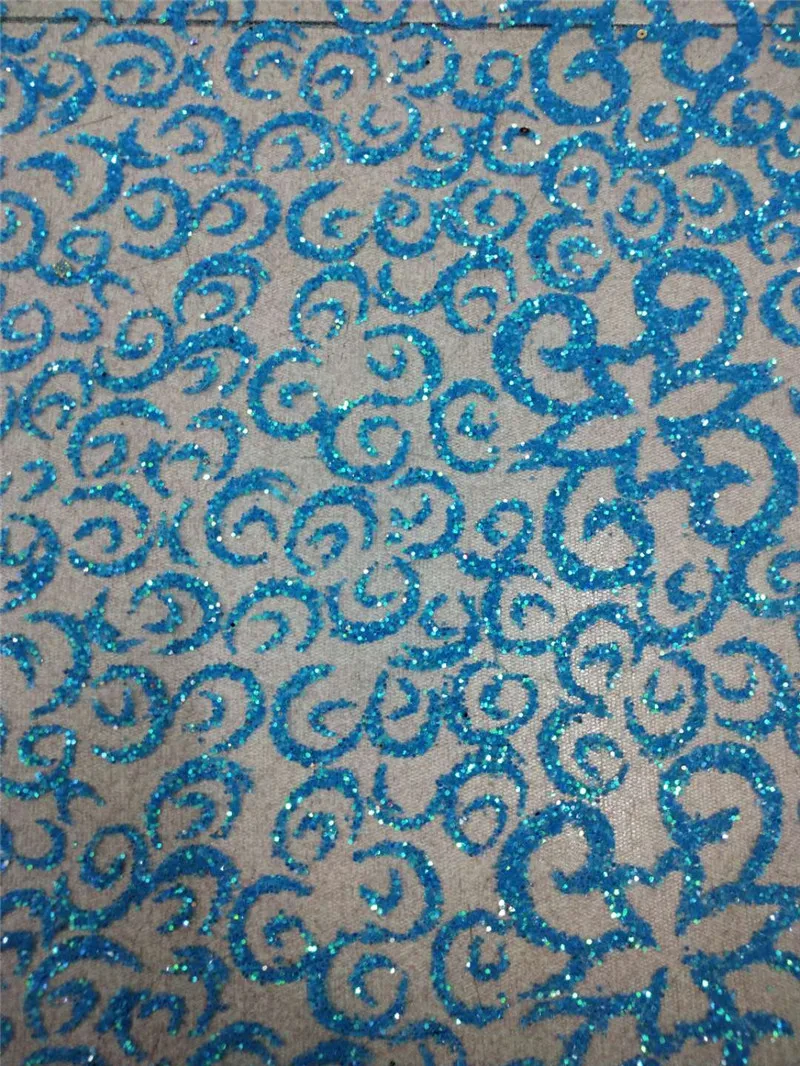 

Nice flowers Glitter Mesh Fabric For Evening Dress Sequin lace Fabric For Dress African French Lace Fabric JRB-80702