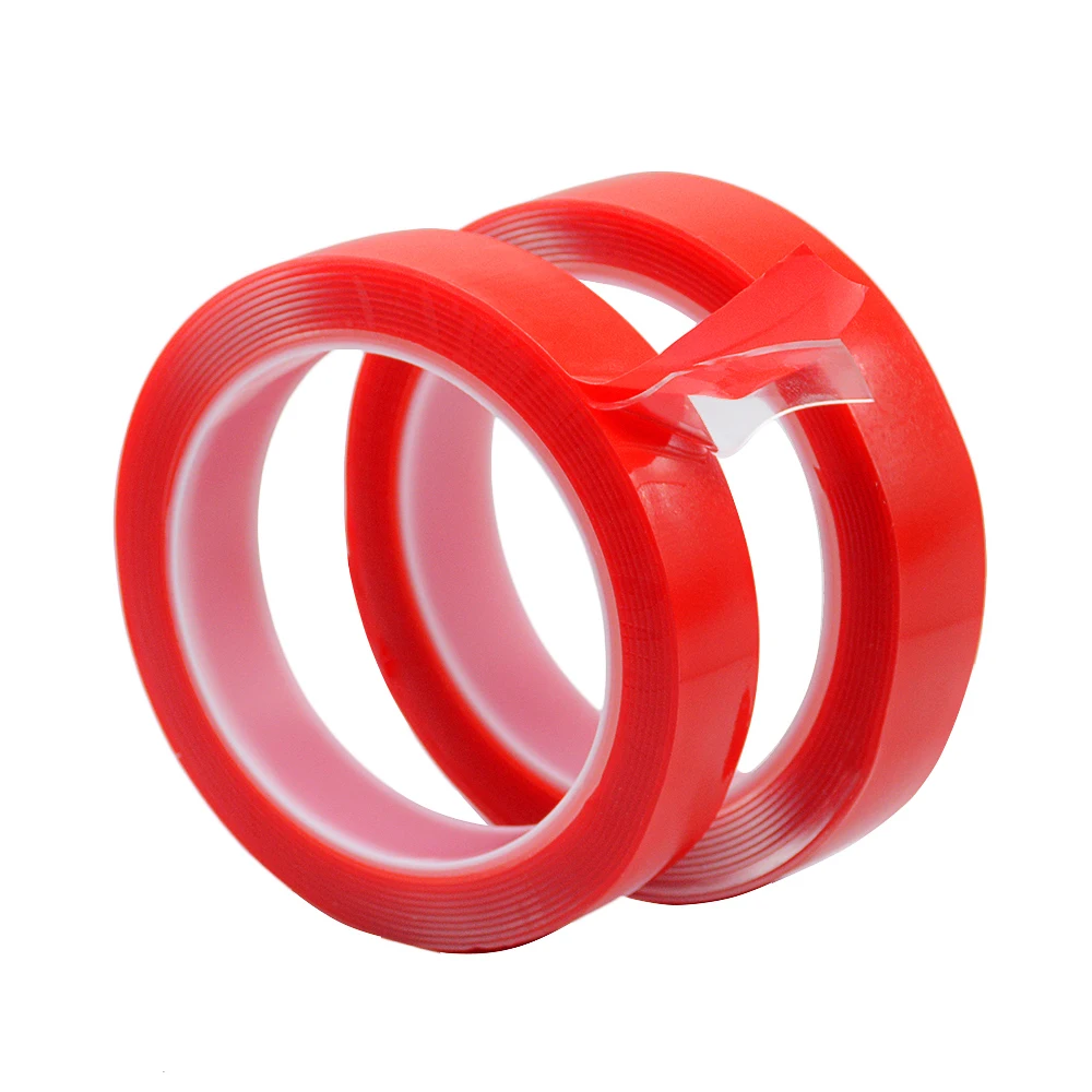 3 Meters 5mm 6mm  8mm 10mm 12mm 15mm Double Sided Adhesive Super Strong Transparent Acrylic Foam Adhesive Tape No Traces Sticker