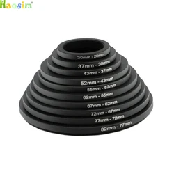 82-77 82-72 82-67 82-62 77-72 77-67 77-52 72-67 72-62 67-62mm Metal Step down Rings Lens Adapter Filter