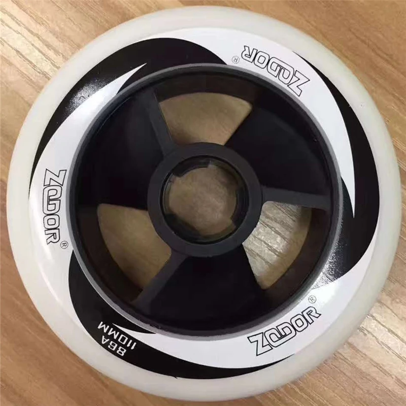 85% bote 86a roda de patinação com alta elasticidade, 110mm, em linha, 90mm 100mm, para competição de pista interior, rodas de corrida, cityrun