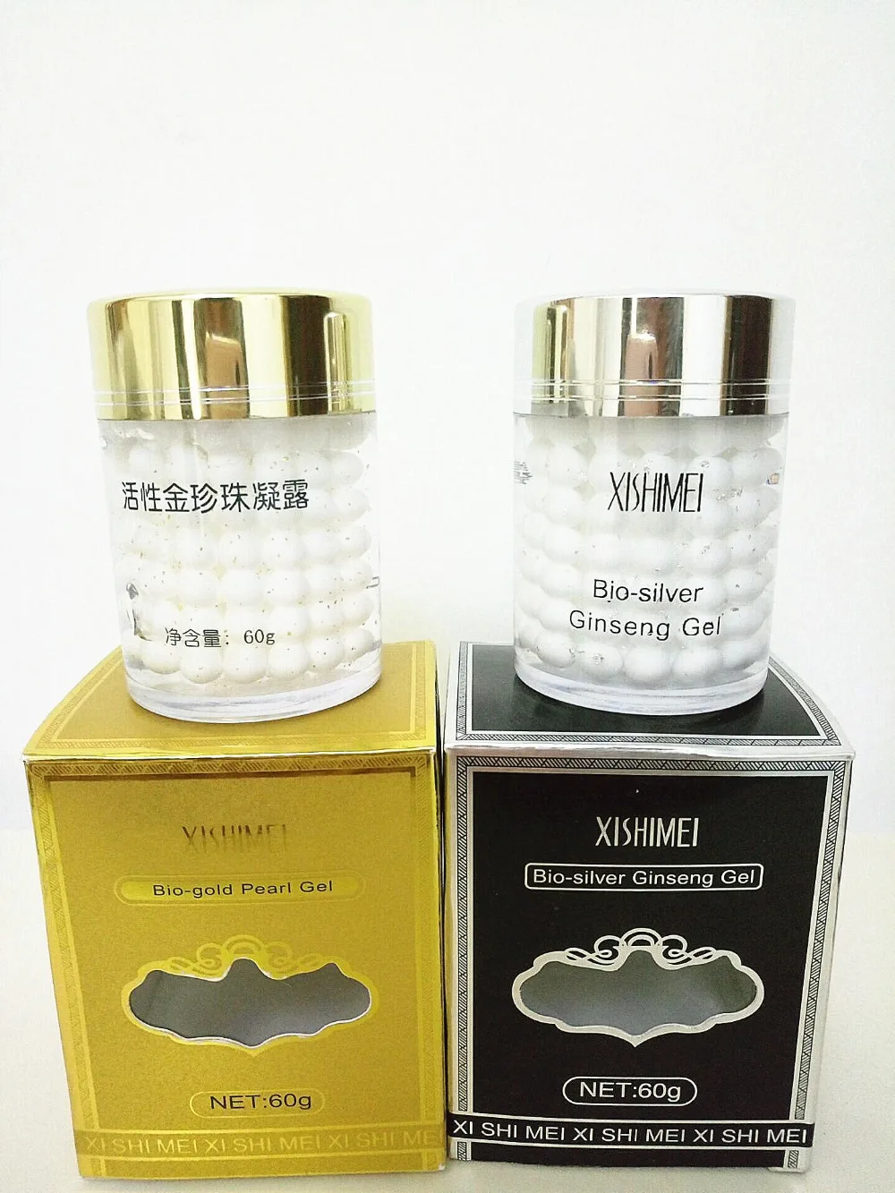 2024 New Packing XISHIMEI 2 BOX Bio-Gold day cream & Phyto Silver Pearl Night Cream Anti Aging