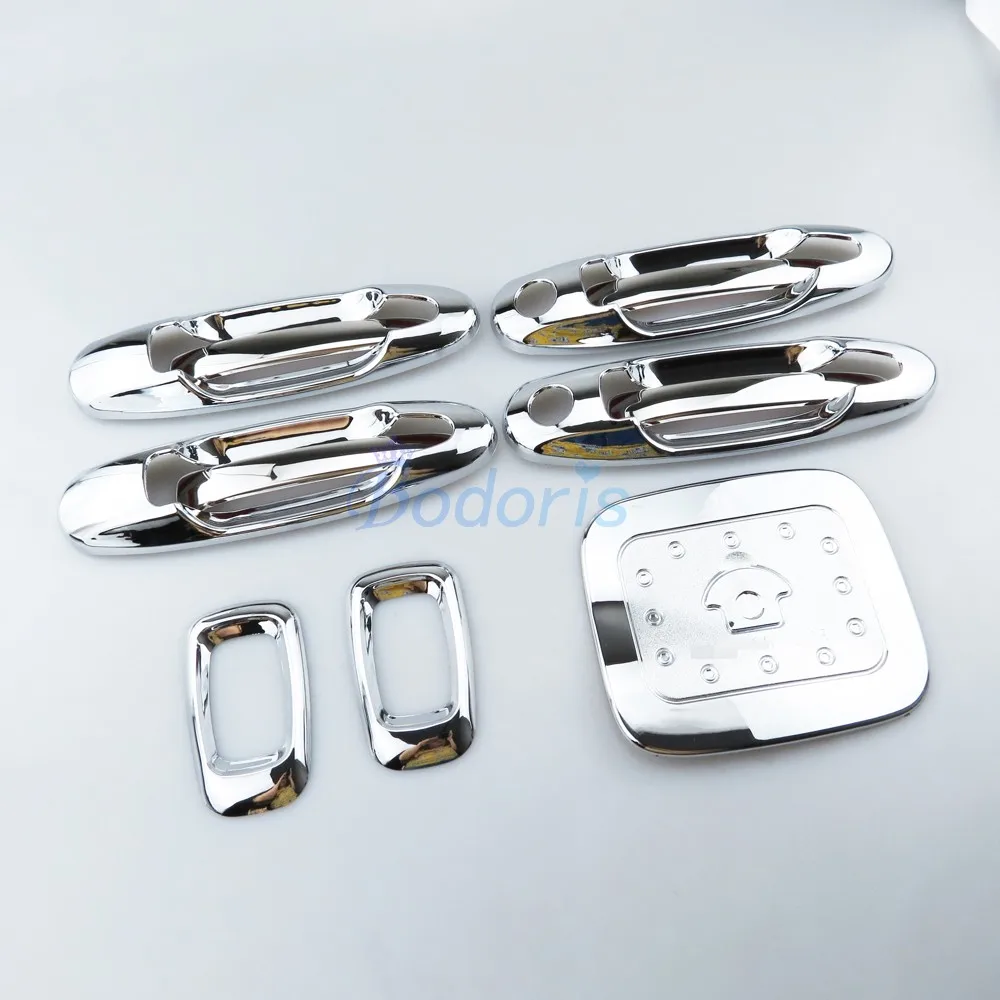 

11 Pieces Chrome Package Handle Lamp Fuel Tank Cap Cover 1998-2007 For Toyota Land Cruiser 100 Lexus LX470 Accessories