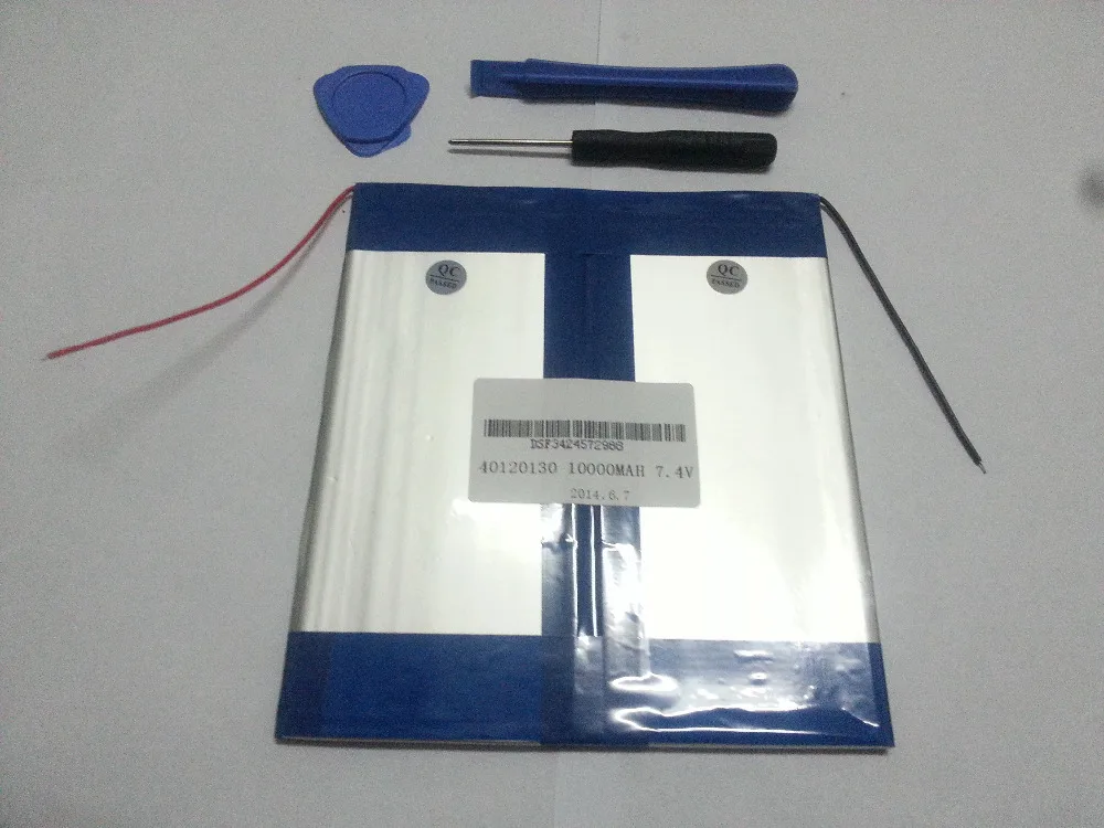 7.4 فولت، 10000 مللي أمبير، [ 40120130 ] PLIB (بطارية ليثيوم أيون بوليمر/خلية) كمبيوتر لوحي بطارية ليثيوم أيون