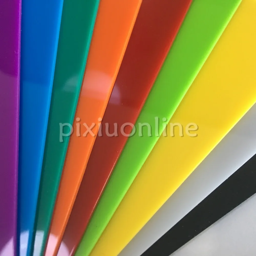 15*15*0.23cm J584 9Colors Colorful Opacitas Acrylic Plate Perspex Sheet Plastic Board DIY Model Dropshipping