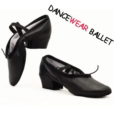 Ballet Shoes With Heels Adult Dance Shoes Women Girls New Leather Latin Dance Shoes Practice Teacher Teaching