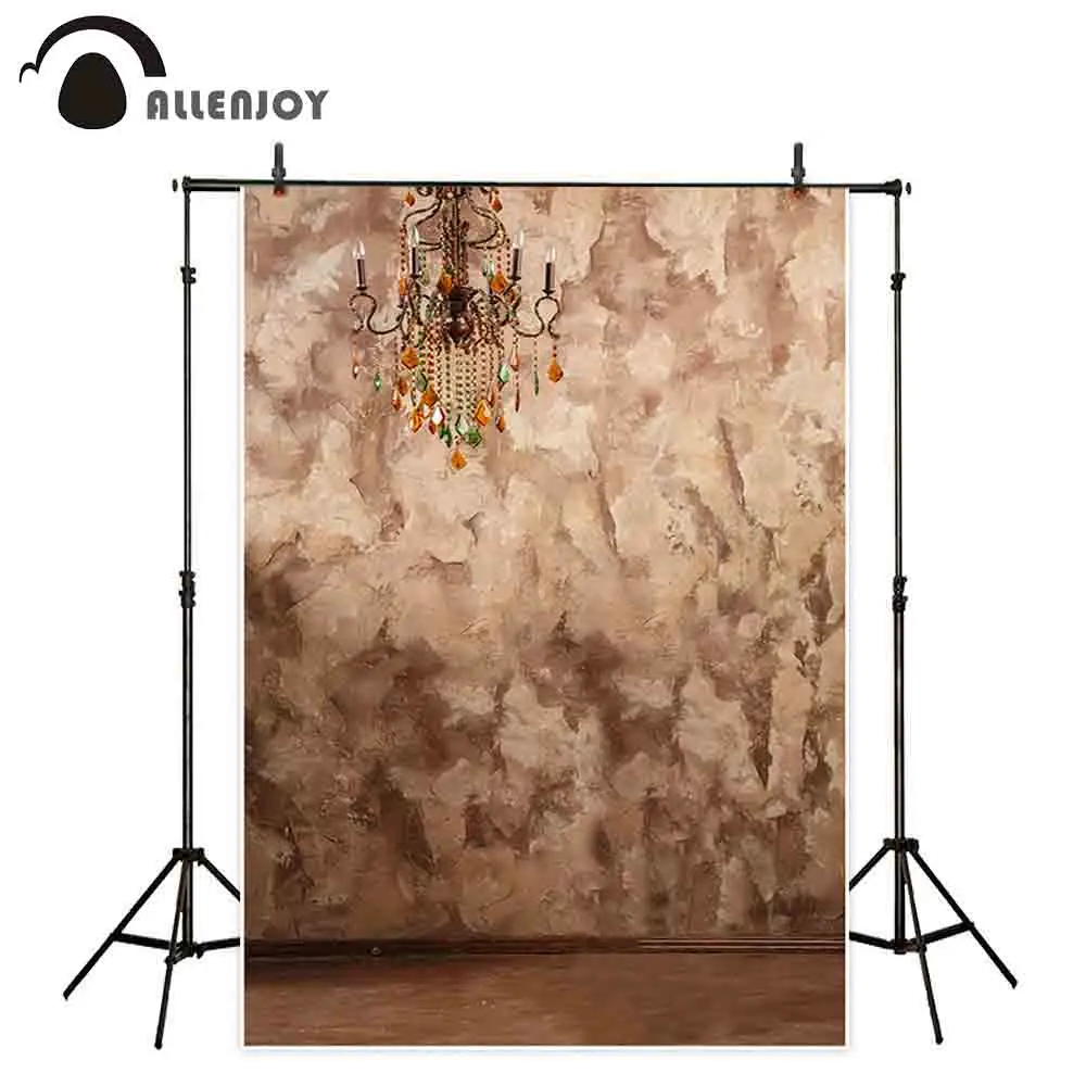 Allenjoy – arrière-plan de photographie pour enfants, peinture à l'huile à l'aquarelle, peinture à l'huile, vintage, lustre classique, arrière-plan pour séance photo