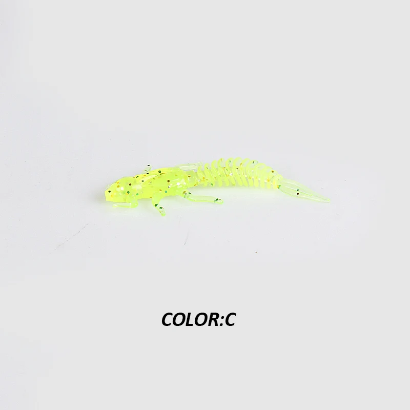 2019 neue Erreichen Weiche Köder Weiche Kunststoff Köder Larve 6 cm/5 cm Schwimmende Süßwasser Swimbaits Silikon Weichen Köder wurm Für Angeln