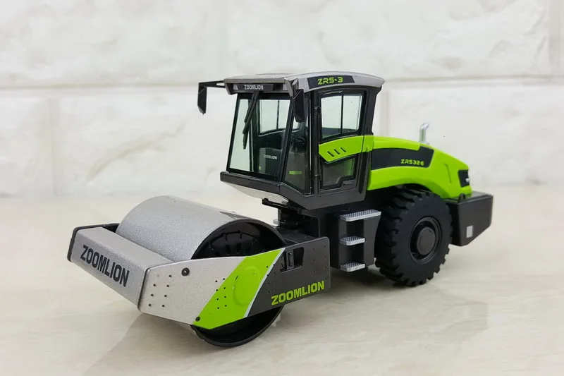 

Collectible DieCast Toy Model 1:50 Scale ZOOMLION ZRS326 Single Road Roller Compactor Engineering Machinery Vehicles Decoration