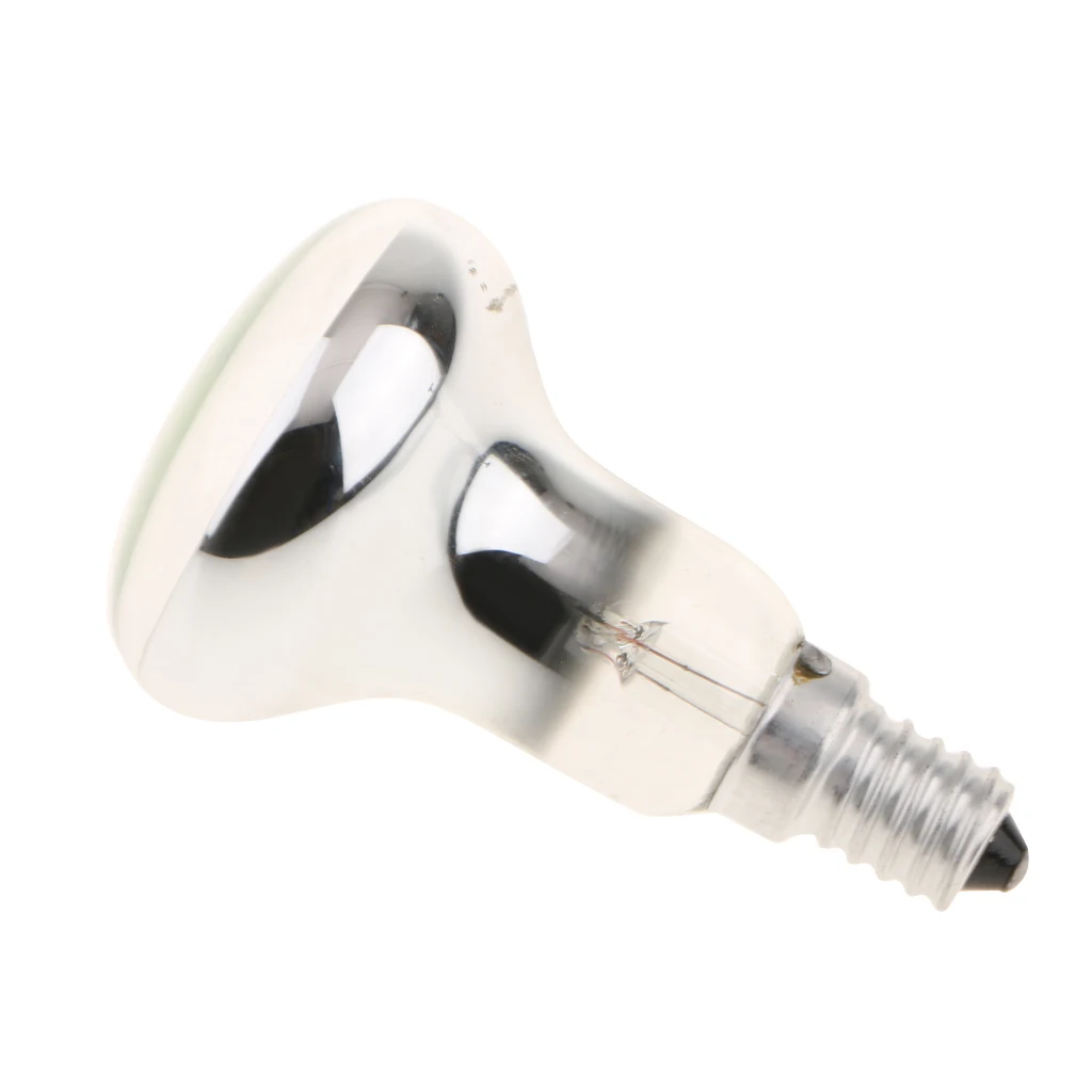 Lâmpada do bulbo do projetor do filamento do tungstênio, Refletor R50, Base do parafuso SES E14, 40W, 5 PCes