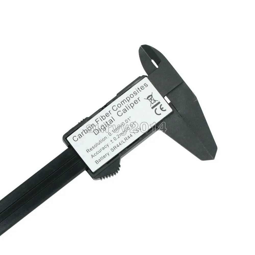 150ミリメートル6インチ液晶デジタル電子炭素繊維ノギスゲージマイクロメータnew到着