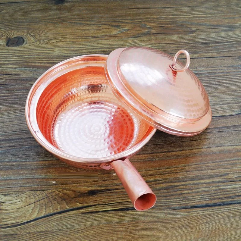 1 PC Pure Copper Pot Handmade Upscale Small One Person Hot Pot