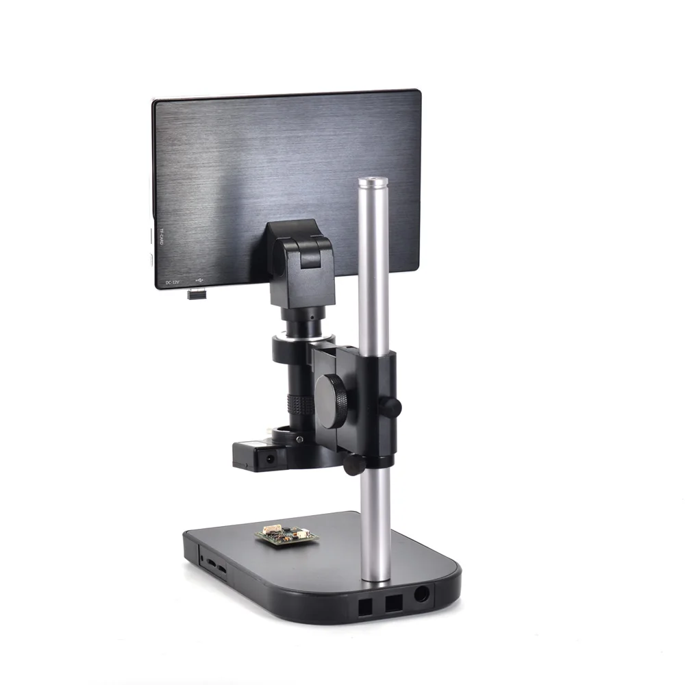 Digital Microscope Camera Android System 5MP With 9 Inch Screen Tablet 120X C-mount Lens for Soldering PCB Mobile Repair