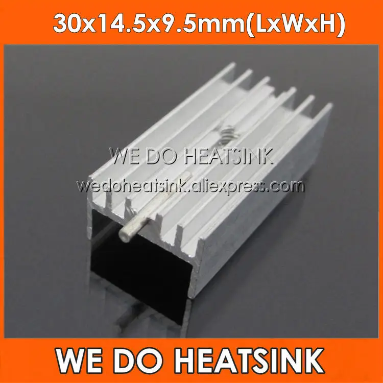 

WE DO HEATSINK 20PCS Heatsinks 30x14.5x9.5mm Aluminium Radiator Heat Sinks TO-220/ TO220 With M3 Screw Hole And Needle