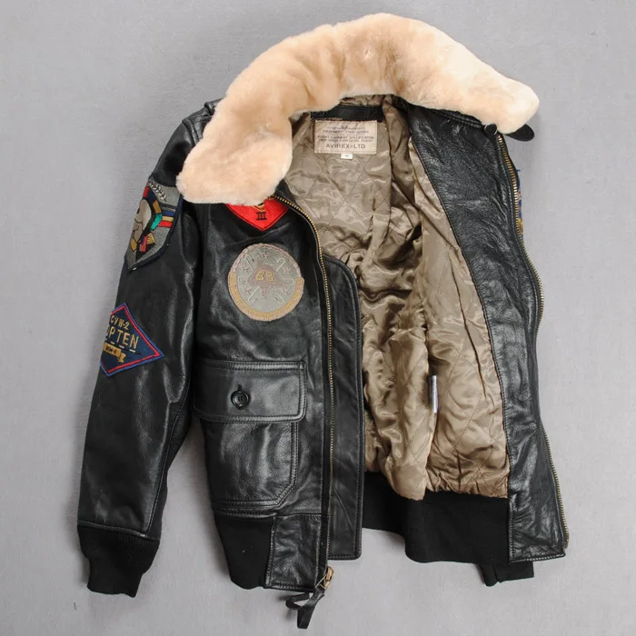 2023 New Women\'s Genuine Leather Jacket lady Cowhide Skin Flight Pilot Bomber Motorcycle Jacket Motorcycle Biker Coats