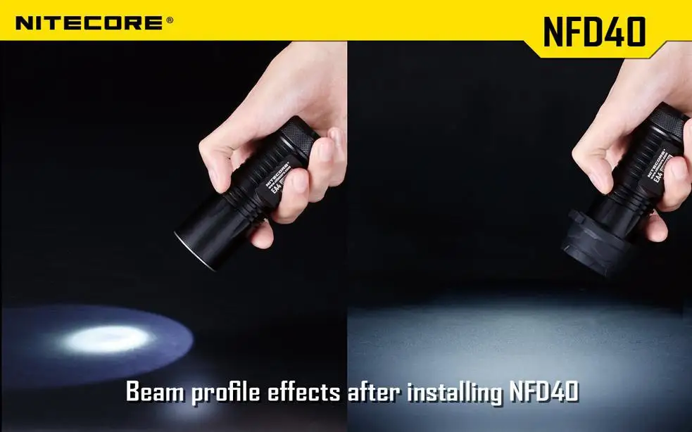 Nitecoreカラーフィルター (40mm),nfr40,nfb40,nfg40,nfd40,ea4 p25に適しており,ヘッド40mm,1個,送料無料