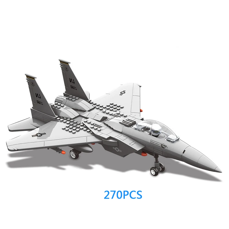 

1:48 Scale Modern Military F15 Eagle Fighter Batisbricks Build Block Model Ww2 Air Forces Figures AirPlane Brick Toy Collection