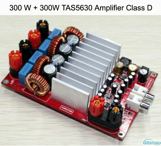 

IWISTAO 300W+300W TAS5630 Amplifier Board Stereo Audio Class D Digital OPA1632 Preamp PCBA HIFI DIY