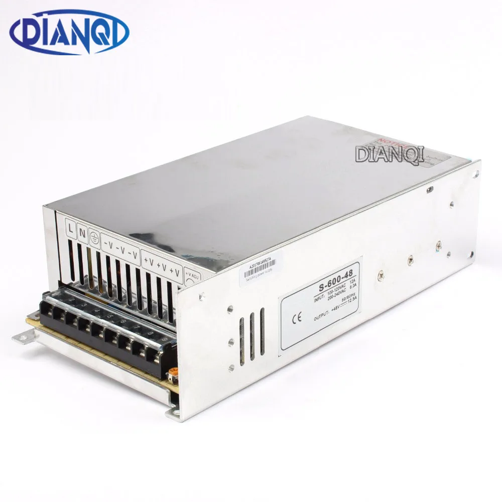 DIANQI switching power supply power suply 12V 13.5V 15V 24V 27V 36V 48V 600w ac to dc power supply Input 110v 220v converter