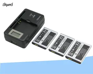 Bilashmart 3x 800mAh AB463446BU Replacement Battery + Charger Samsung SGH GH E251 E258 E350 E428 E500 X208 E900 E908 C512 X630 X680