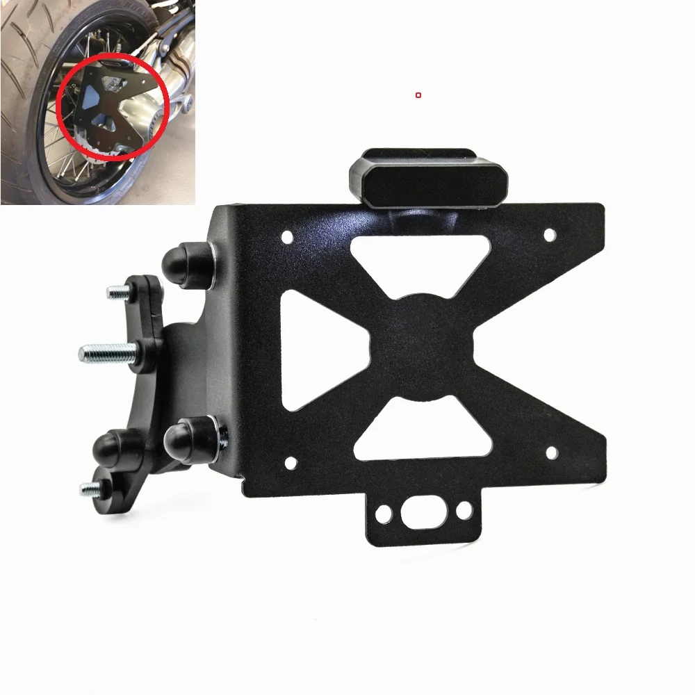 

for BMW R ninet Motorcycle Side Mounting License Plate Holder with LED light RnineT R 9t 2015 2016 2017