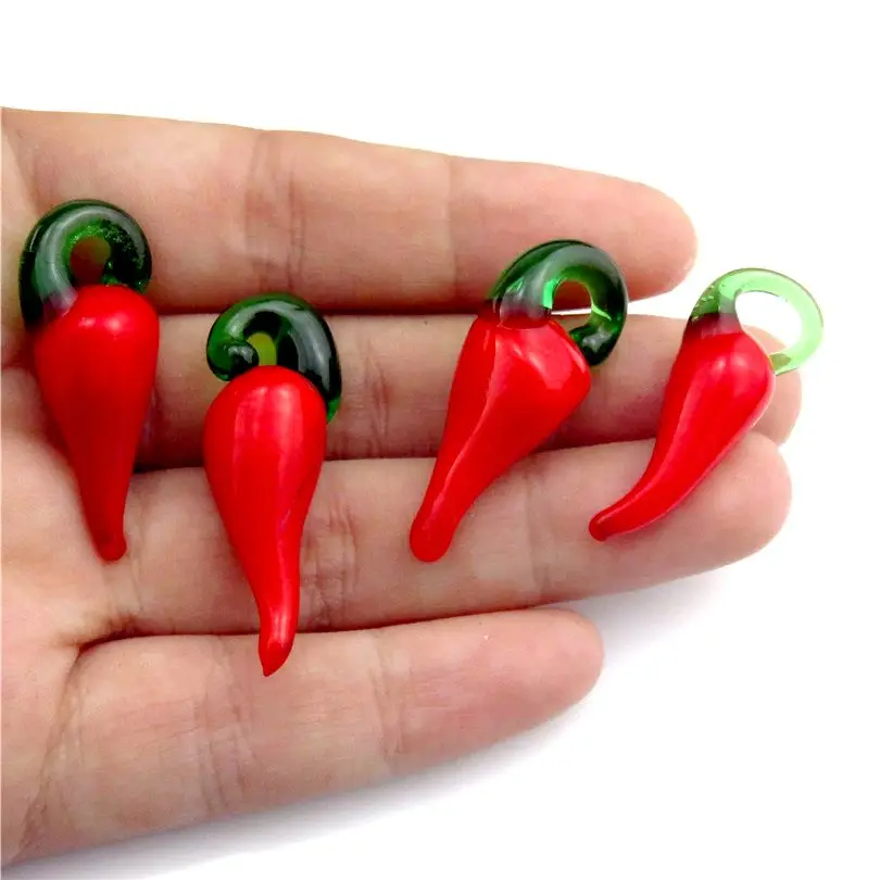 Vegetables fruits food chili Cabbage Eggplant Pear glass pendants jewelry making supplies DIY necklaces accessories bulk gifts