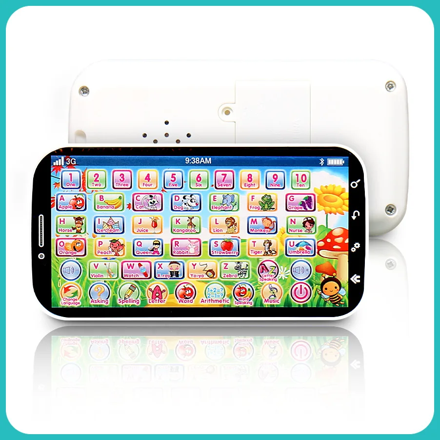 Preschool Children\'s English Russian Language Learnin Touch3D Telephone Baby Kids Educational&Interactive Toy Phone