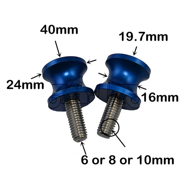 Motorcycle 10MM 6mm 8mm CNC Swingarm Spool Slider Stand Screws For Honda Yamaha Kawasaki Ninja 250 R1 R6 Suzuki Triump/h S1000RR