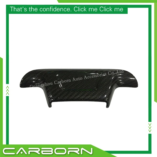 For Chevrolet Camaro 2016 2017 Stick On Style Carbon Fiber 1 Piece Steering Wheel Trim