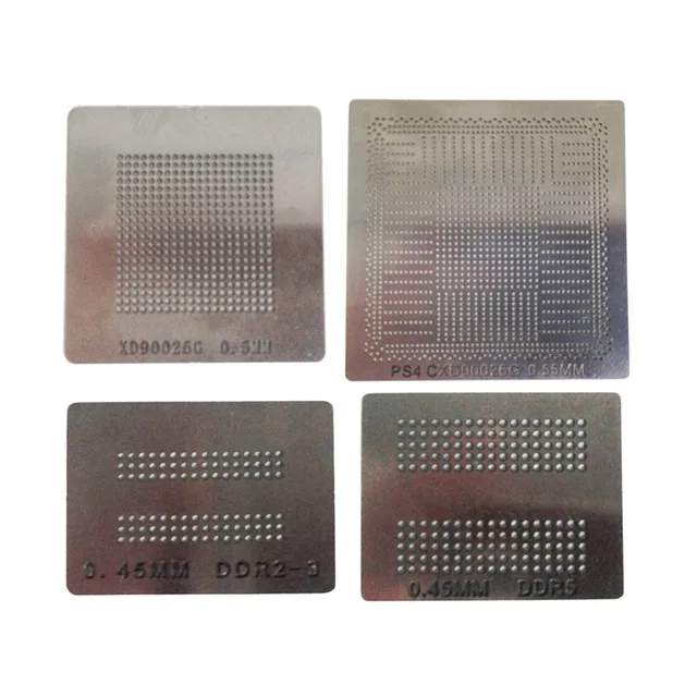 4 sztuk/partia bezpośredniego ogrzewania szablony PS4 BGA wzornik CXD90025G CXD90026G K4B2G1646E DDR3 SDRAM K4G41325FC GDDR5 pamięci RAM Reballing narzędzie
