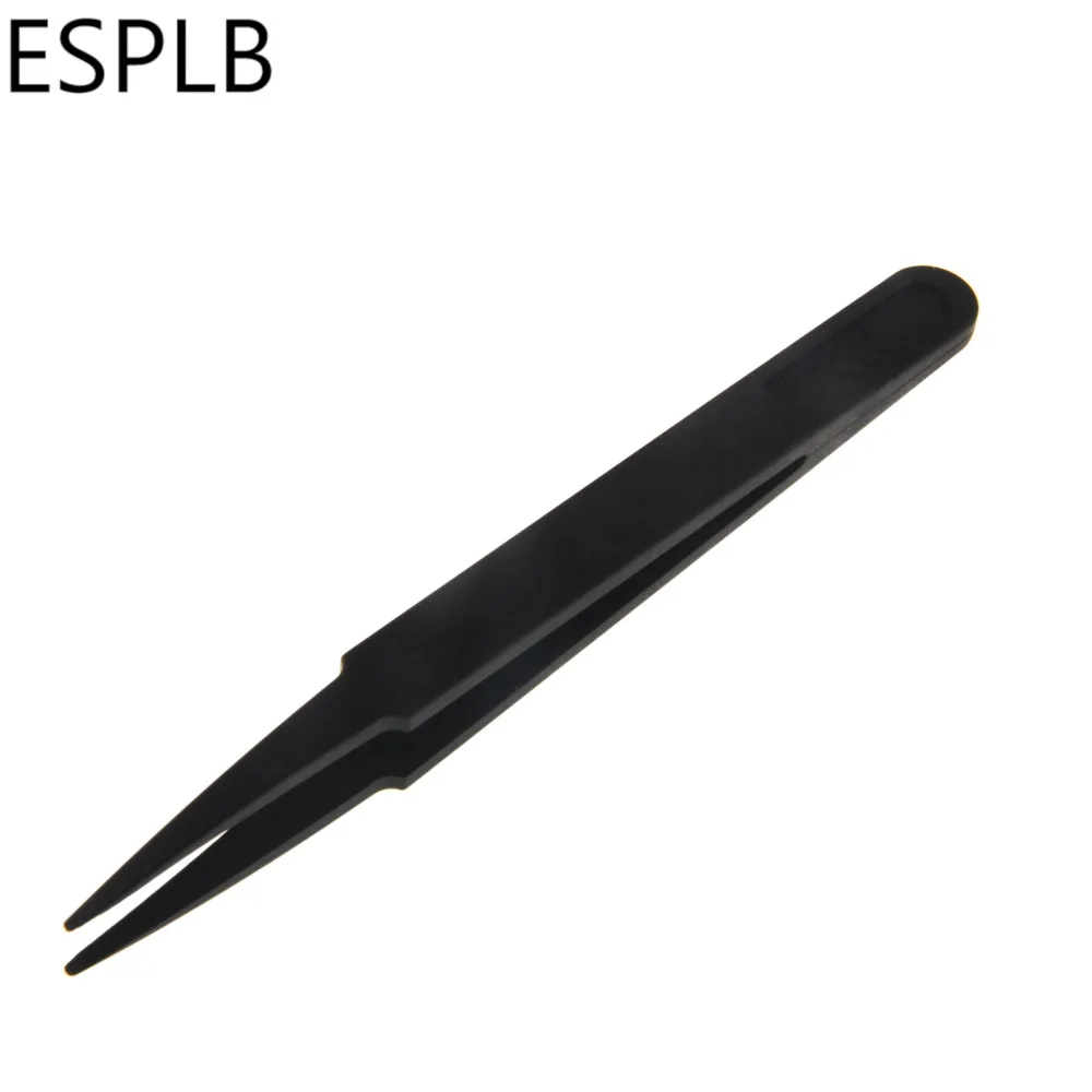 ESPLB 8 teile/satz Antistatische Kunststoff Pinzette ESD Gebogene Gerade Pinzette Elektronische PCB Reparatur Hand Werkzeuge Pinzette – Detail 9
