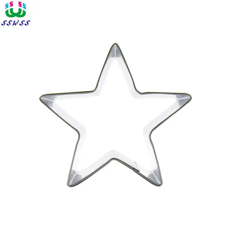 Stars Shape Cookie Cutter Biscuit Press Stamp Embosser Sugar Pasty Cake DIY Baking Mould restaurant Accesorios Baking tools