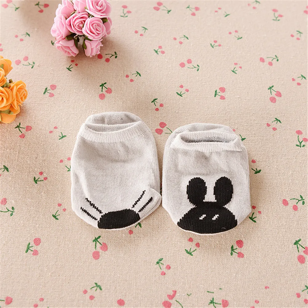 Tier Baby Socken Cartoon Kinder Fußkettchen Kurze Socke Baby Junge Bobbysock Nicht-Slip Newborn Socken Mädchen Sox Halb-socke Baumwolle