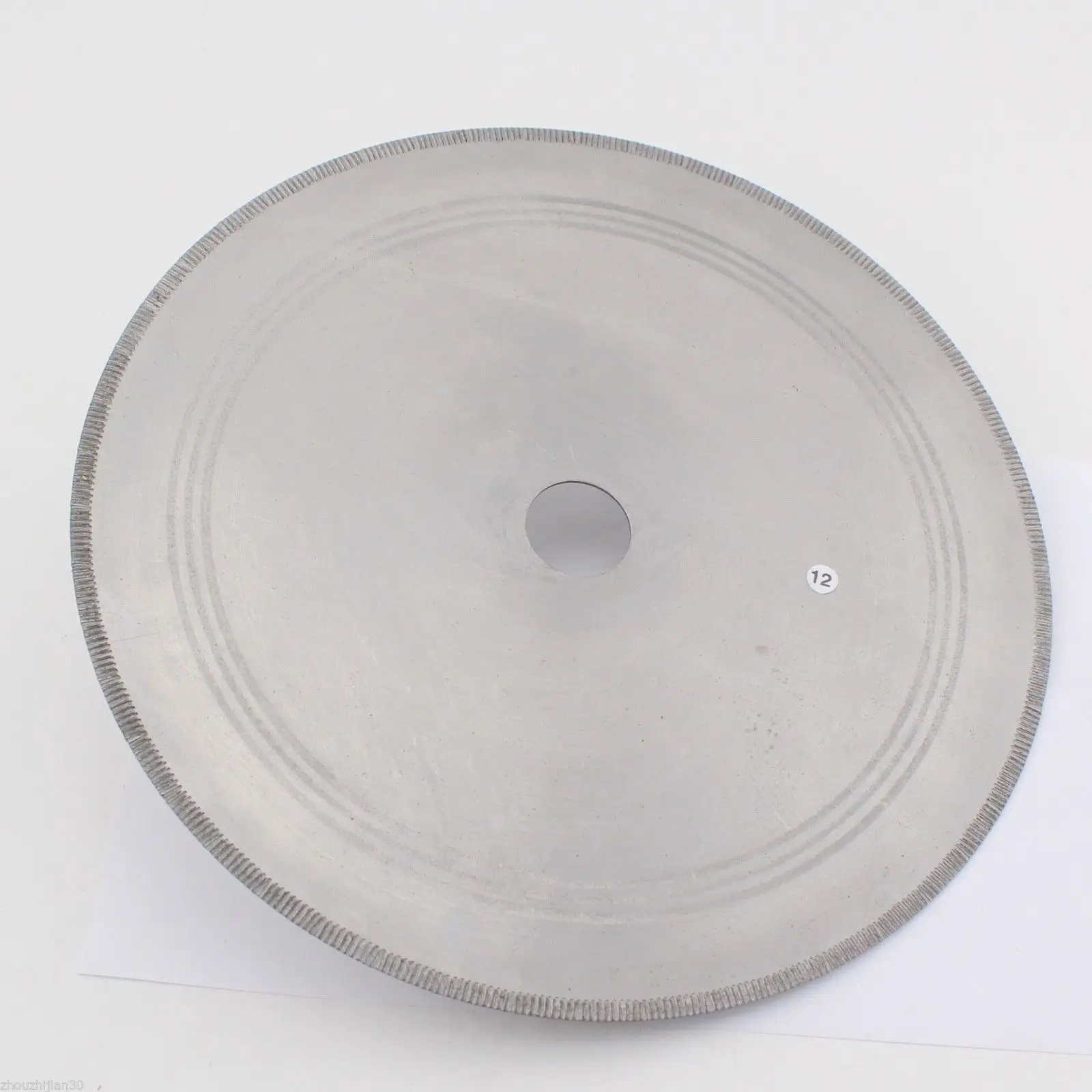 

16" inch Lapidary Diamond Saw Blade Notched Rim 1.6mm Rock Slab Arbor 1" inch ILOVETOOL