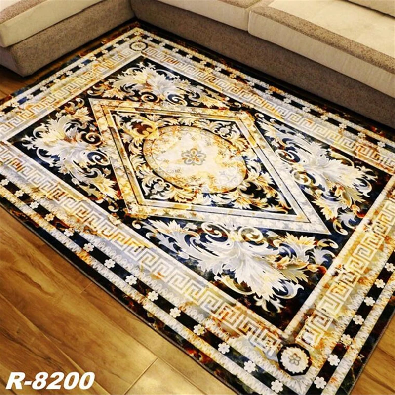 beibehang European Style Living Room Carpet Coffee Table Blanket Simple modern full bedroom carpet bedside rectangular home