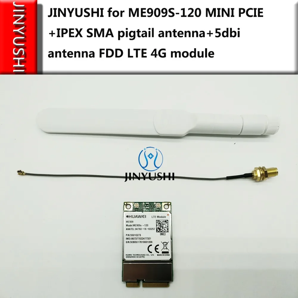 Imagem -03 - Huawei Me909s120 Mini Pcie Mais Ipex Sma Trança Antena Mais 5dbi Antena 4g Fdd Lte 4g Wcdma Gsm Suporte Módulo Gps