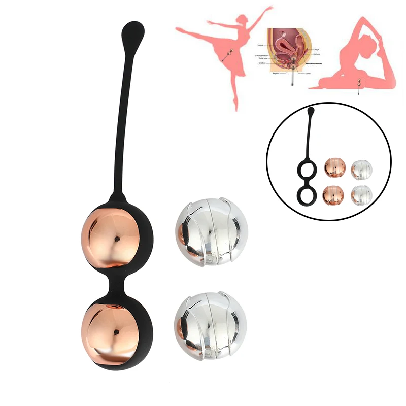 Sex Kegel Ball, Women Vagina Shrink Exercise Balls, Vaginal Muscle Tighten Tranining Device, Adult Sex Toys for Woman Sex Shop