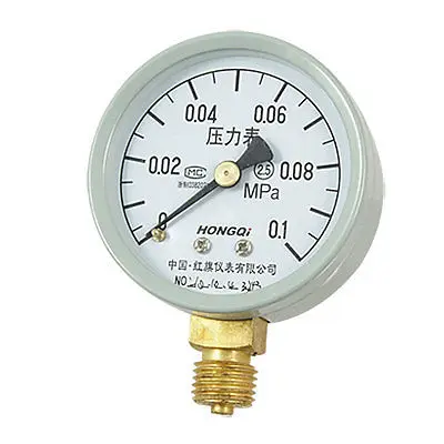 Y-60 0-0.1MPa M14x1.5mm Male Threaded Pressure Gauge Manometer