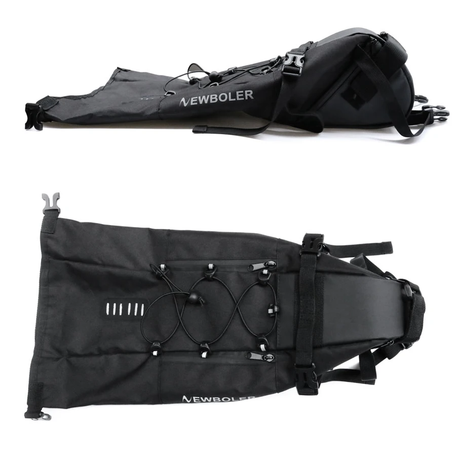 NEWBOLER 2020 Bike Bag Bicycle Saddle Tail Seat Waterproof Storage Bags Cycling Rear Pack Panniers Accessories 10L Max