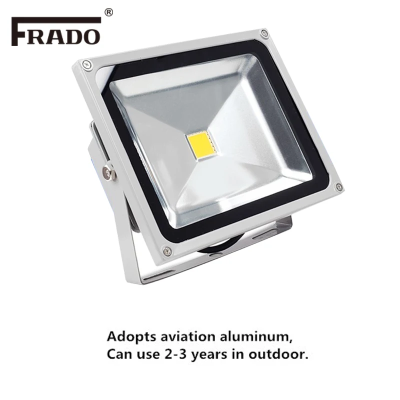 Wasserdichtes LED-Flutlicht, 10 W, 20 W, 30 W, 50 W, IP65, Flutlicht, Reflektor, 220 V, Strahler, Outdoor-Gartenlicht, Außenbeleuchtung – Detail 11