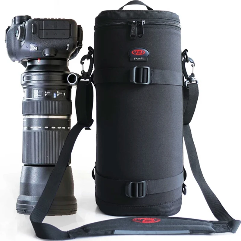 

Pro Large Telephoto Lens Thick Padded Bag Case Pouch Protector for Tamron Sigma 150-600mm 50-500mm Nikon 200-500mm Canon 300mm