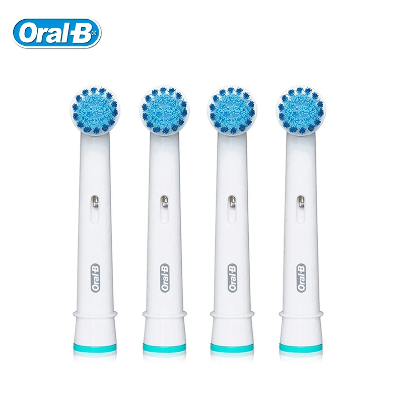 Oral B Vitality Electric Toothbrush Heads Sensitive Clean Gum Care Genuine Original EB17-4 Replacement Teeth brush Heads