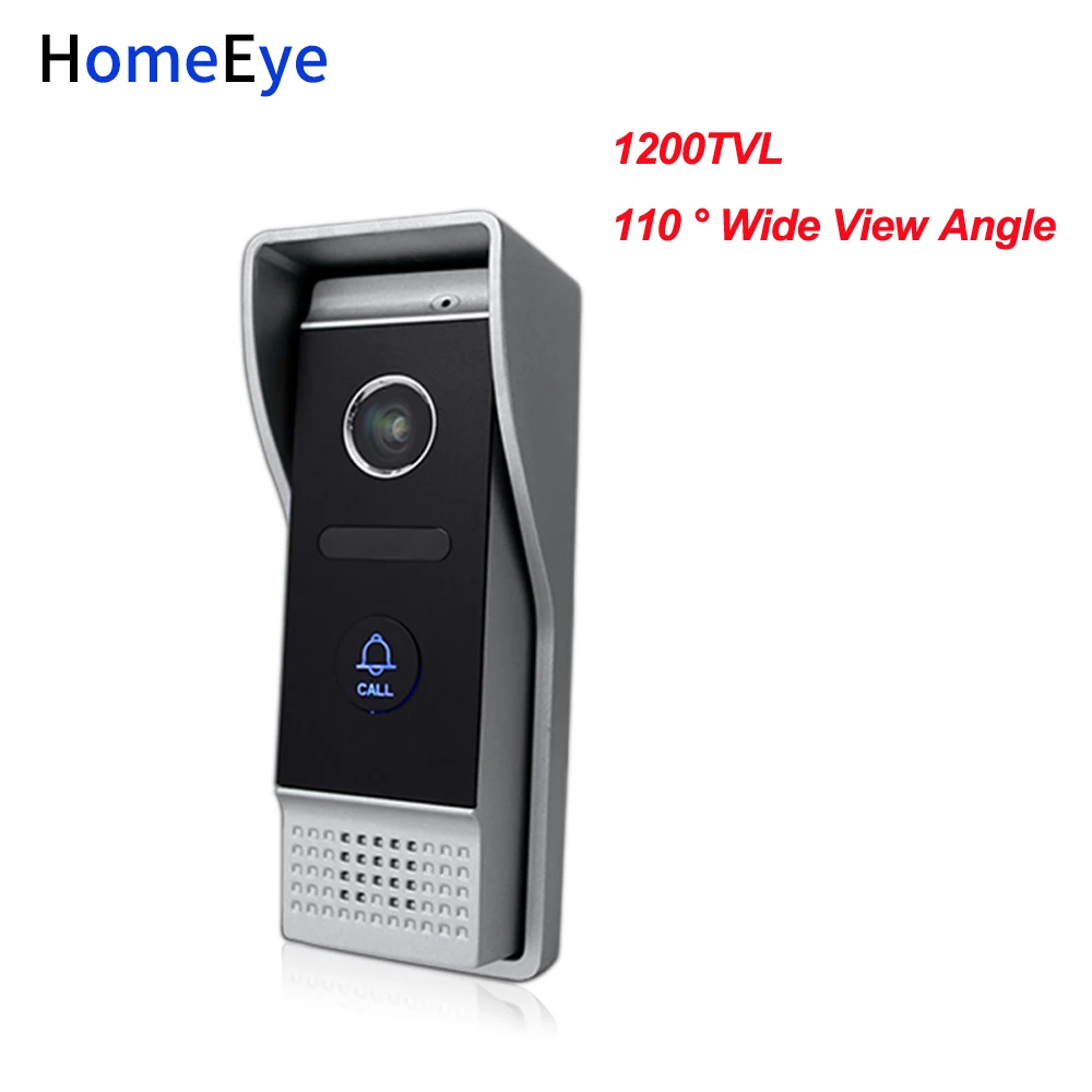 

HomeEye 1200TVL 4 Проводной видео-телефон двери дверной звонок Водонепроницаемый широкий угол обзора широкоугольный объектив с фокусным расстоянием со встроенным Камера