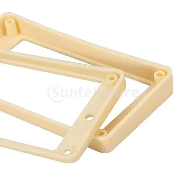 New Cream Curved Humbucker Pickups Frames Mounting Rings Guitar Mounting Rings for LP Electric Guitar