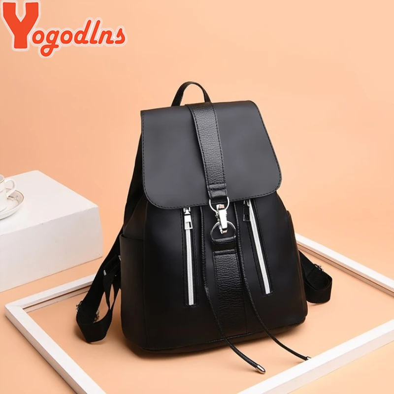 Women Backpack Preppy Style Back Bags for Teenage Girls Fashion Bag New Design Nylon Backpack Waterproof Rucksack